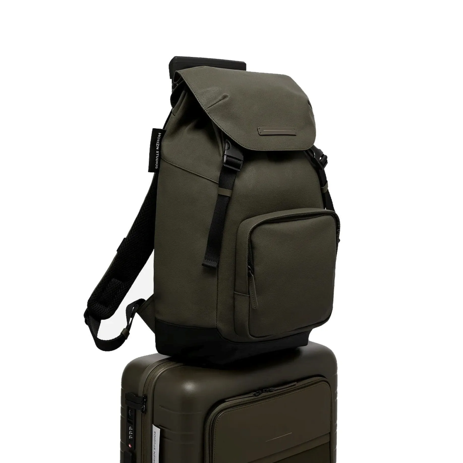 SoFo City - Rucksack 15'' 47 cm (dark olive)