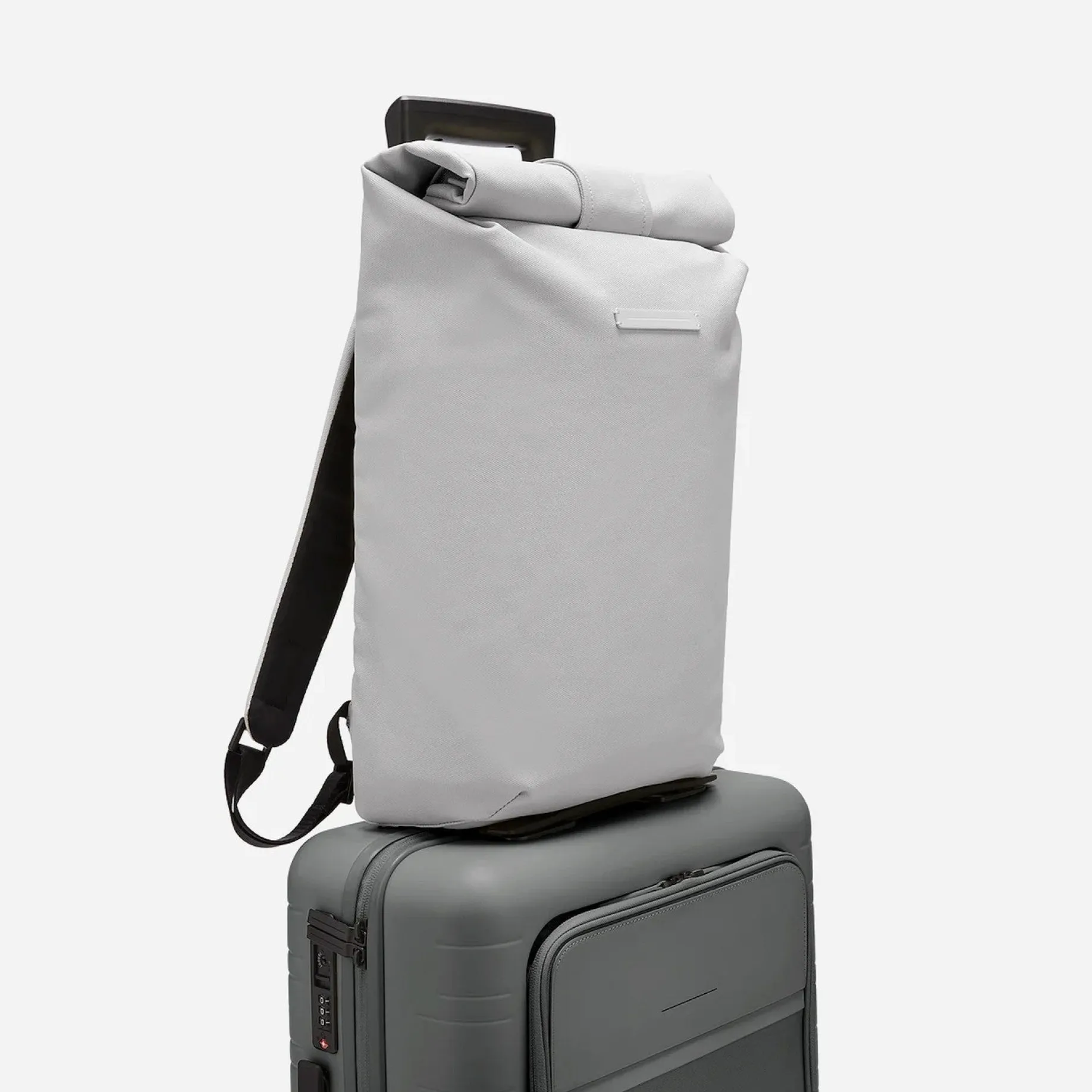 SoFo Rolltop - Rucksack 15'' 47 cm (light quartz grey)