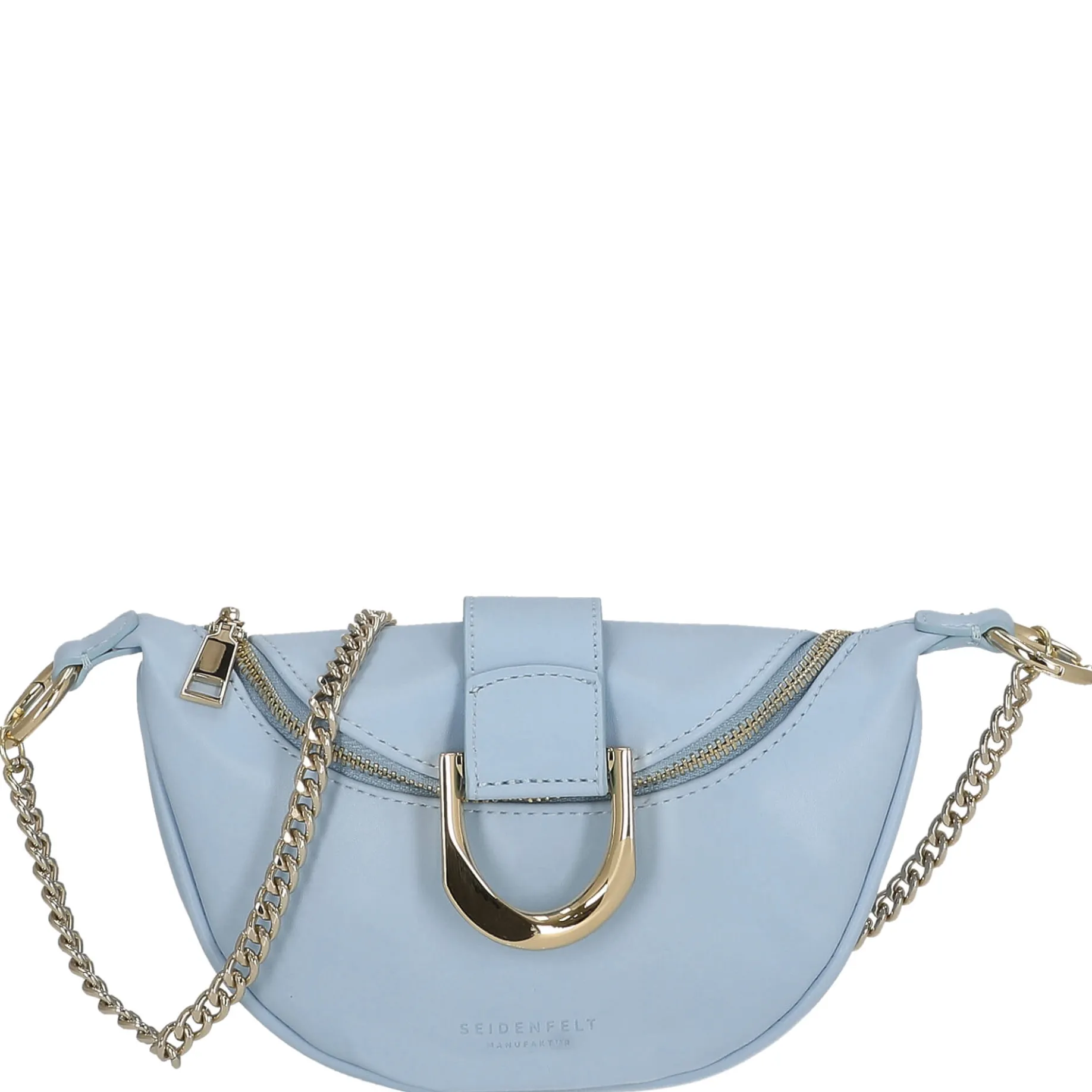 Sonka - Umhängetasche 19 cm (shy blue/gold)