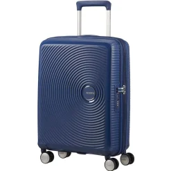 Soundbox - 4-Rollen-Kabinentrolley 55 cm erw. (blau)