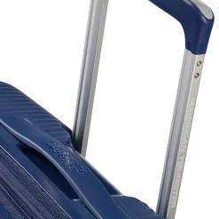 Soundbox - 4-Rollen-Kabinentrolley 55 cm erw. (blau)