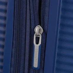Soundbox - 4-Rollen-Kabinentrolley 55 cm erw. (blau)