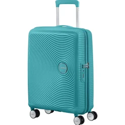 Soundbox - 4-Rollen-Kabinentrolley 55 cm erw. (türkis)