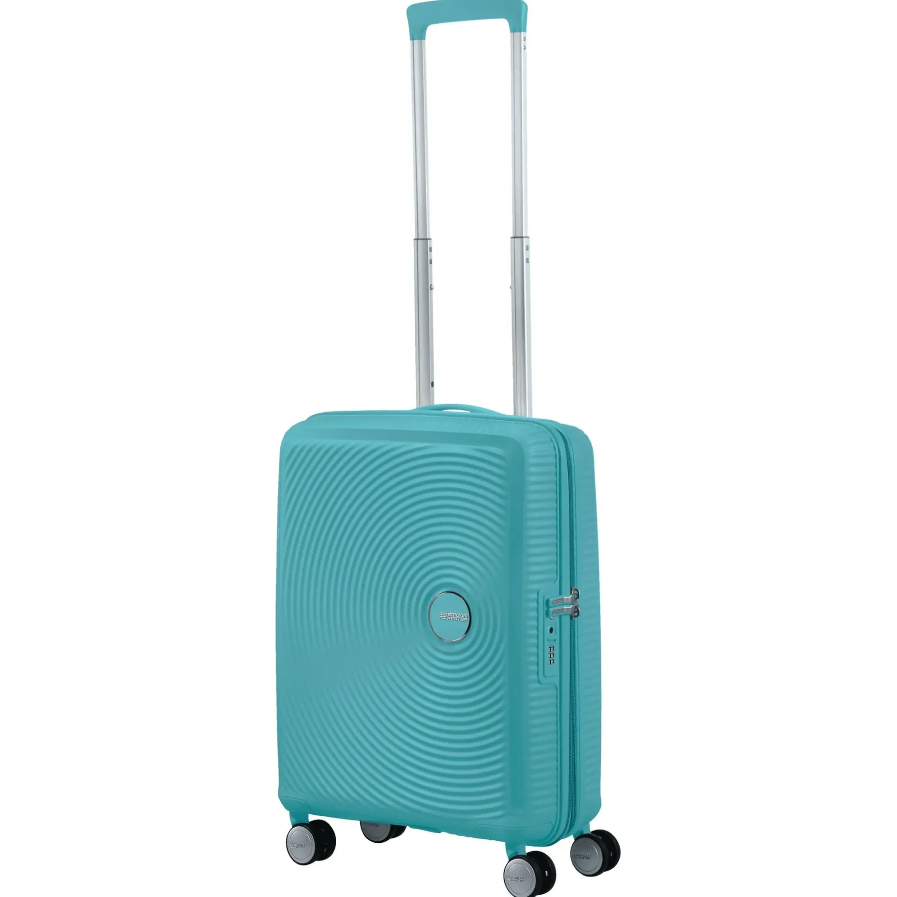 Soundbox - 4-Rollen-Kabinentrolley 55 cm erw. (türkis)