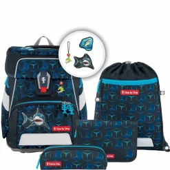 Space Shine - Schulranzen Set 5tlg. (Shark Dexter)