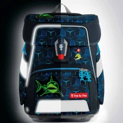 Space Shine - Schulranzen Set 5tlg. (Shark Dexter)