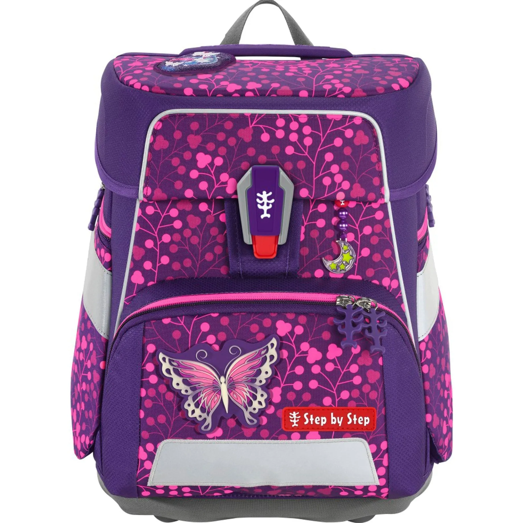 Space Shine - Schulranzen Set 5tlg. (Butterfly Night Ina)