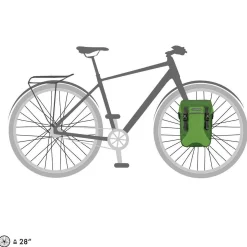 Sport-Packer Plus 30 - Hinterradtasche QL2.1 (2x15L) 40 cm (kiwi-moss green)