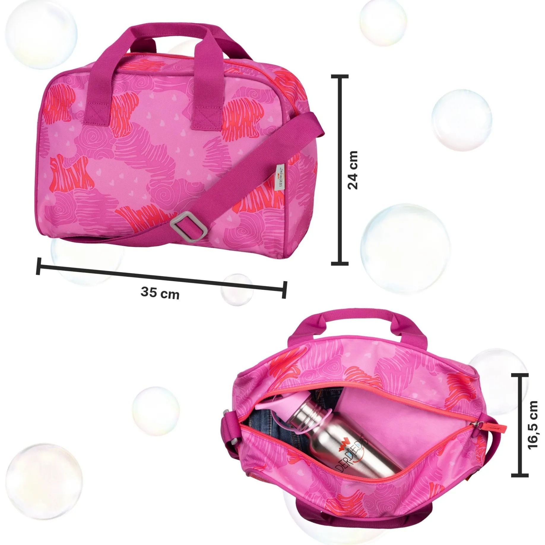 Sporttasche 35 cm (Roses)