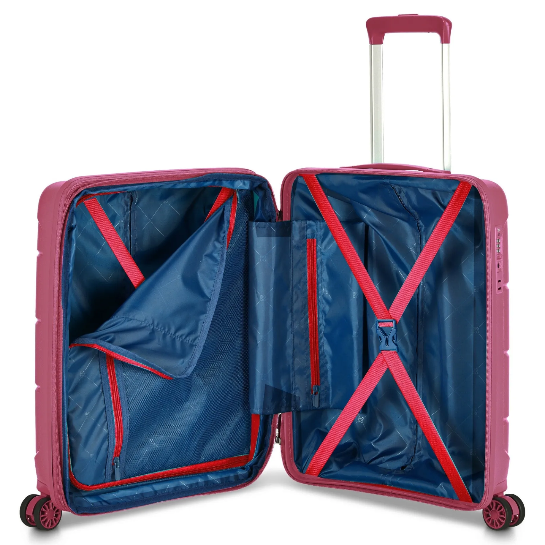 Starlight 3.0 - 4-Rollen-Kabinentrolley 55 cm erw. (burgundy)