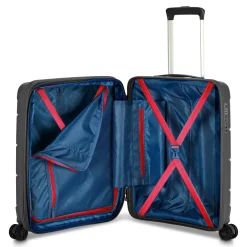 Starlight 3.0 - 4-Rollen-Kabinentrolley 55 cm erw. (black)