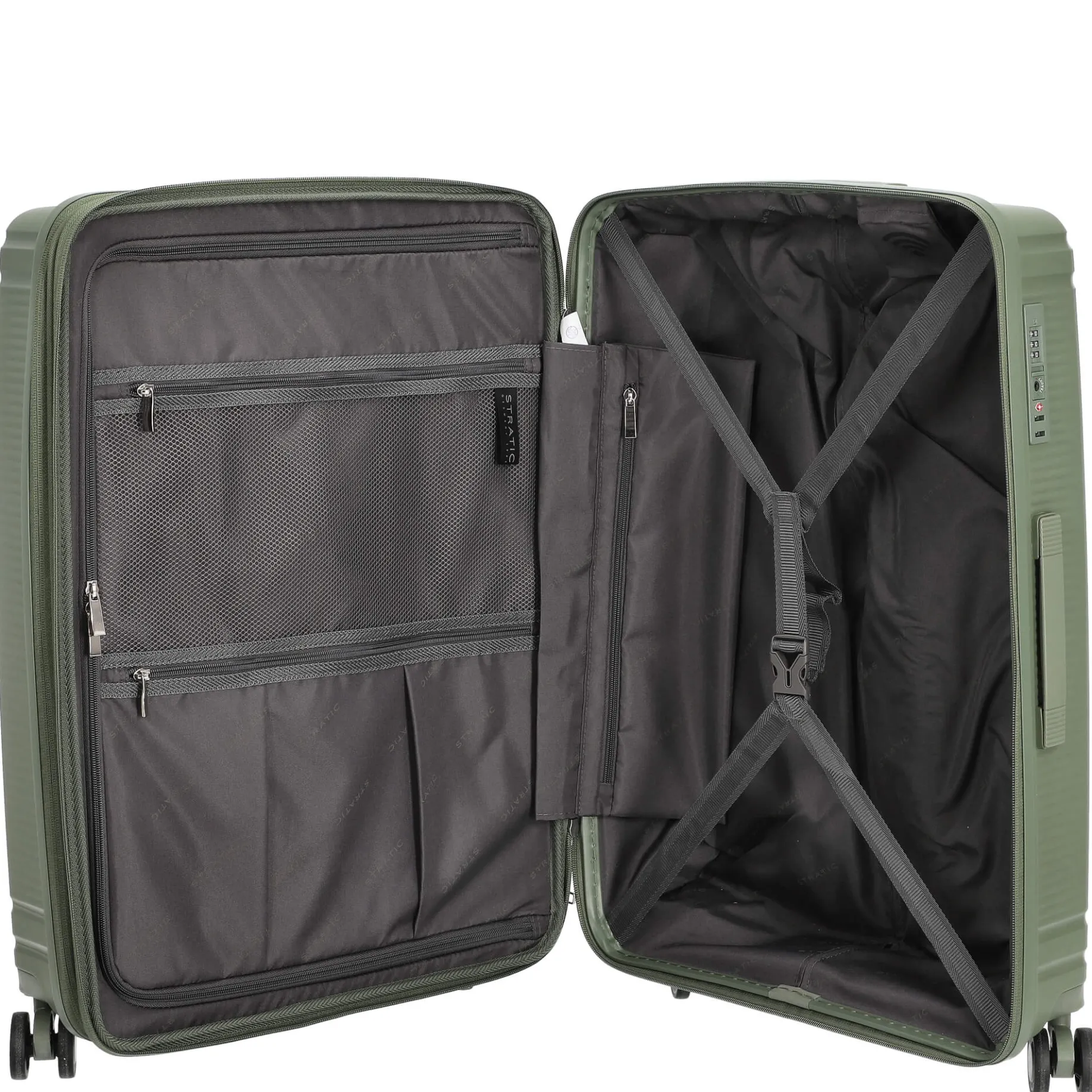 Straw T - 4-Rollen-Trolley 67 cm M erw. (olive)