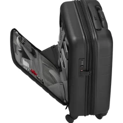 Syntry 44 - 4-Rollen-Kabinentrolley 55 cm (black/heather grey)