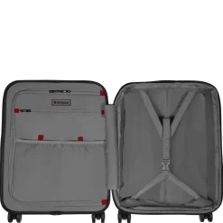 Syntry 44 - 4-Rollen-Kabinentrolley 55 cm (black/heather grey)