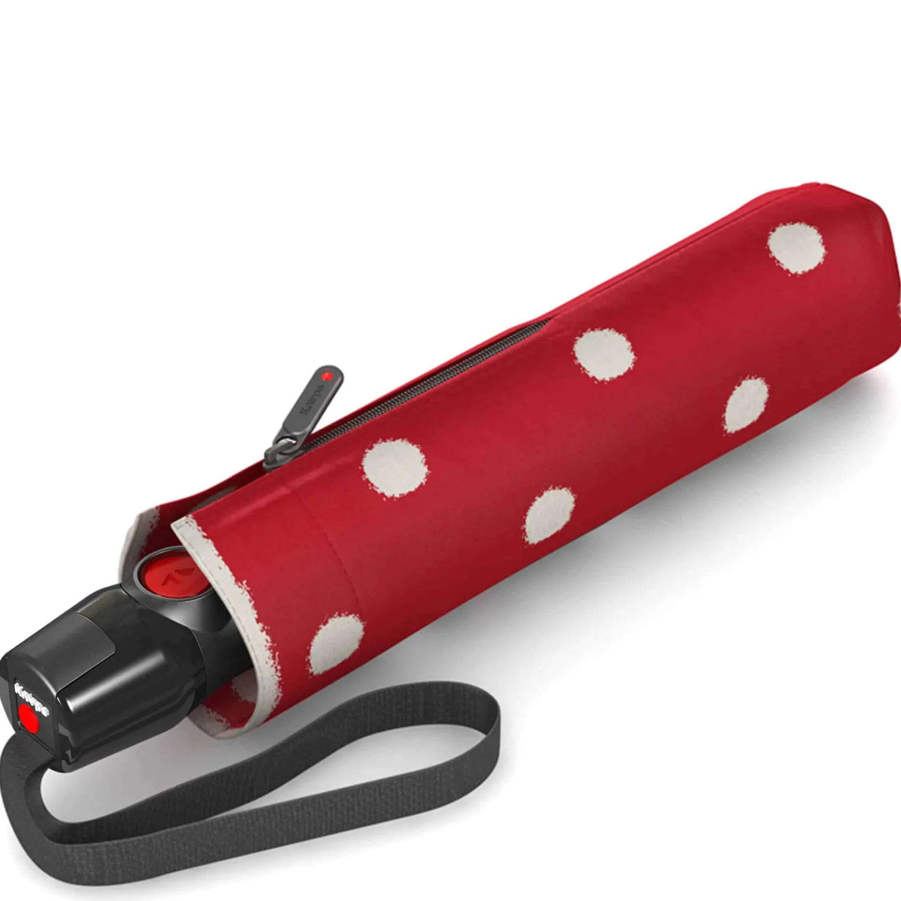 T.200 M Duomatic - Taschenschirm Regenschirm (dot art red)