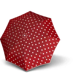 T.200 M Duomatic - Taschenschirm Regenschirm (dot art red)