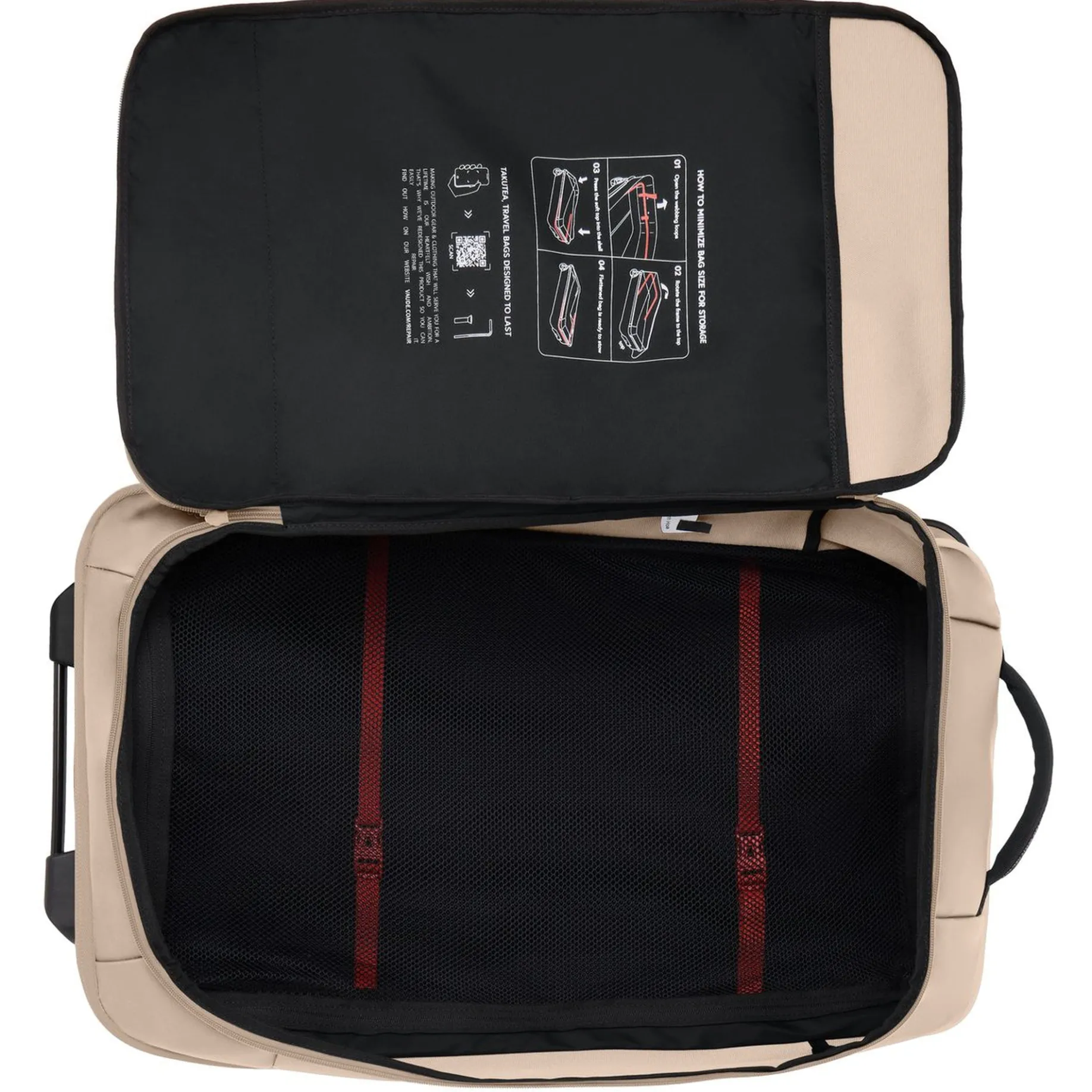 Takutea 65 - Rollenreisetasche 65 cm (linen)
