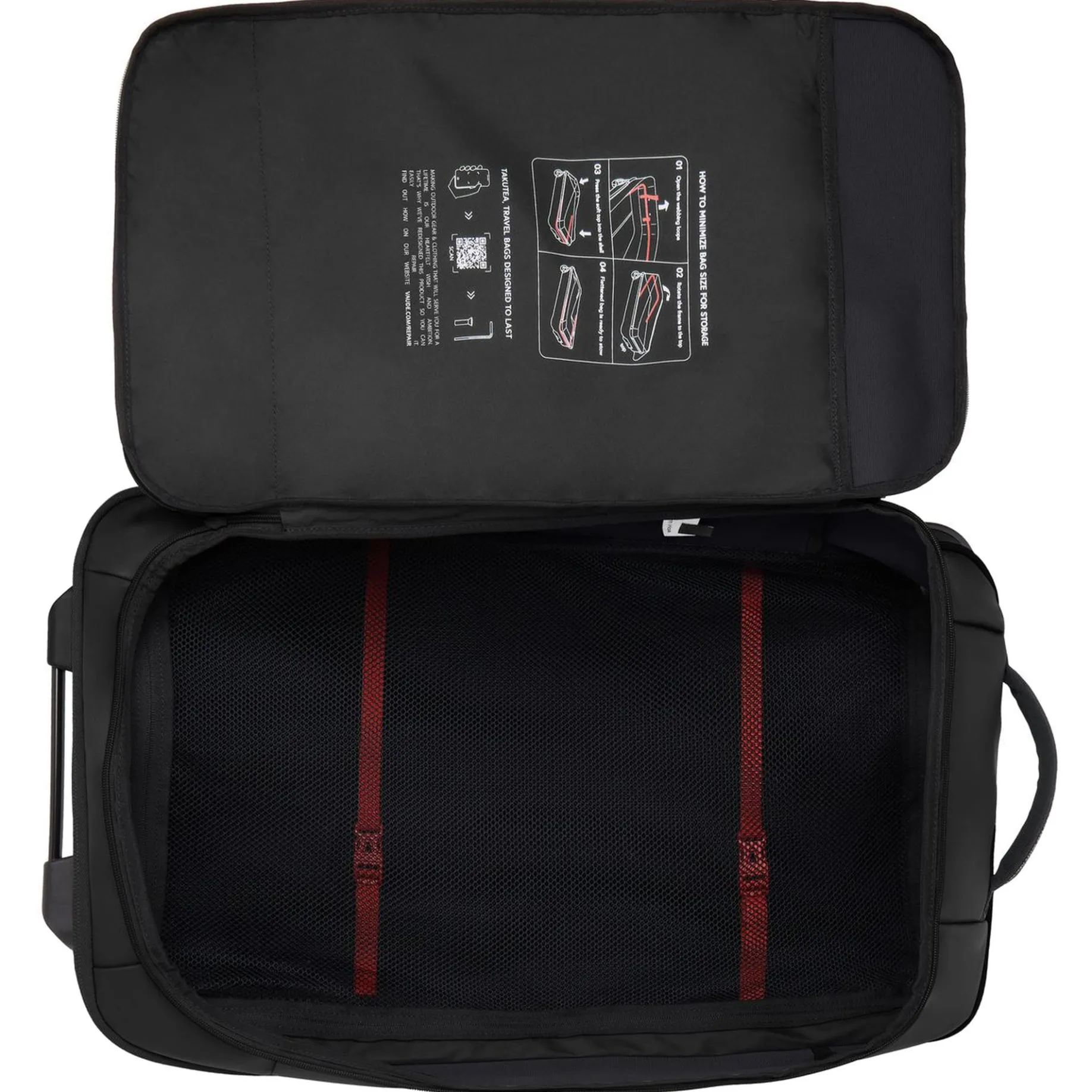 Takutea 65 - Rollenreisetasche 65 cm (schwarz)