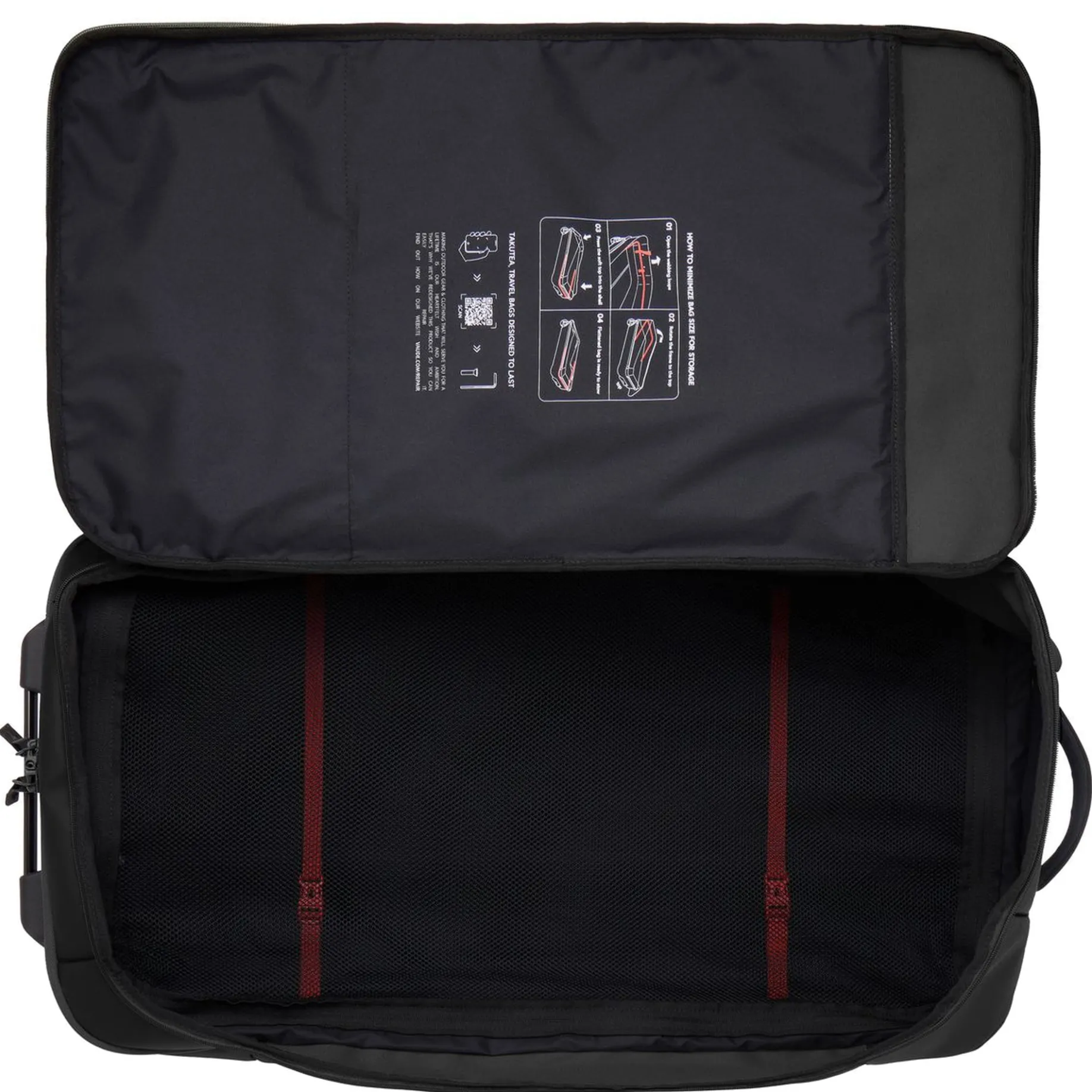 Takutea 90 - Rollenreisetasche L 77 cm (schwarz)