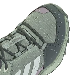Terrex AX4R Mid Rain - Wanderschuh Kids (silver green/linen green/preloved fig, 38 2/3)