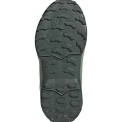 Terrex AX4R Mid Rain - Wanderschuh Kids (silver green/linen green/preloved fig, 37 1/3)