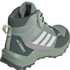 Terrex AX4R Mid Rain - Wanderschuh Kids (silver green/linen green/preloved fig, 37 1/3)