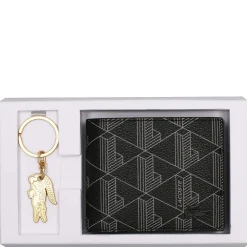 The Blend Geschenkset - Geldbörse 3cc und Schlüsselring (monogram noir gris)