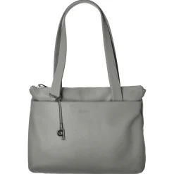 Timeless - Shopper 35 cm Rindsleder (kiesel)