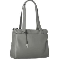 Timeless - Shopper 35 cm Rindsleder (kiesel)