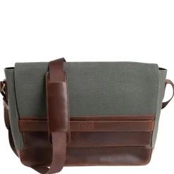 Times Canvas- Messenger Bag 15.7" 36 cm (grün)