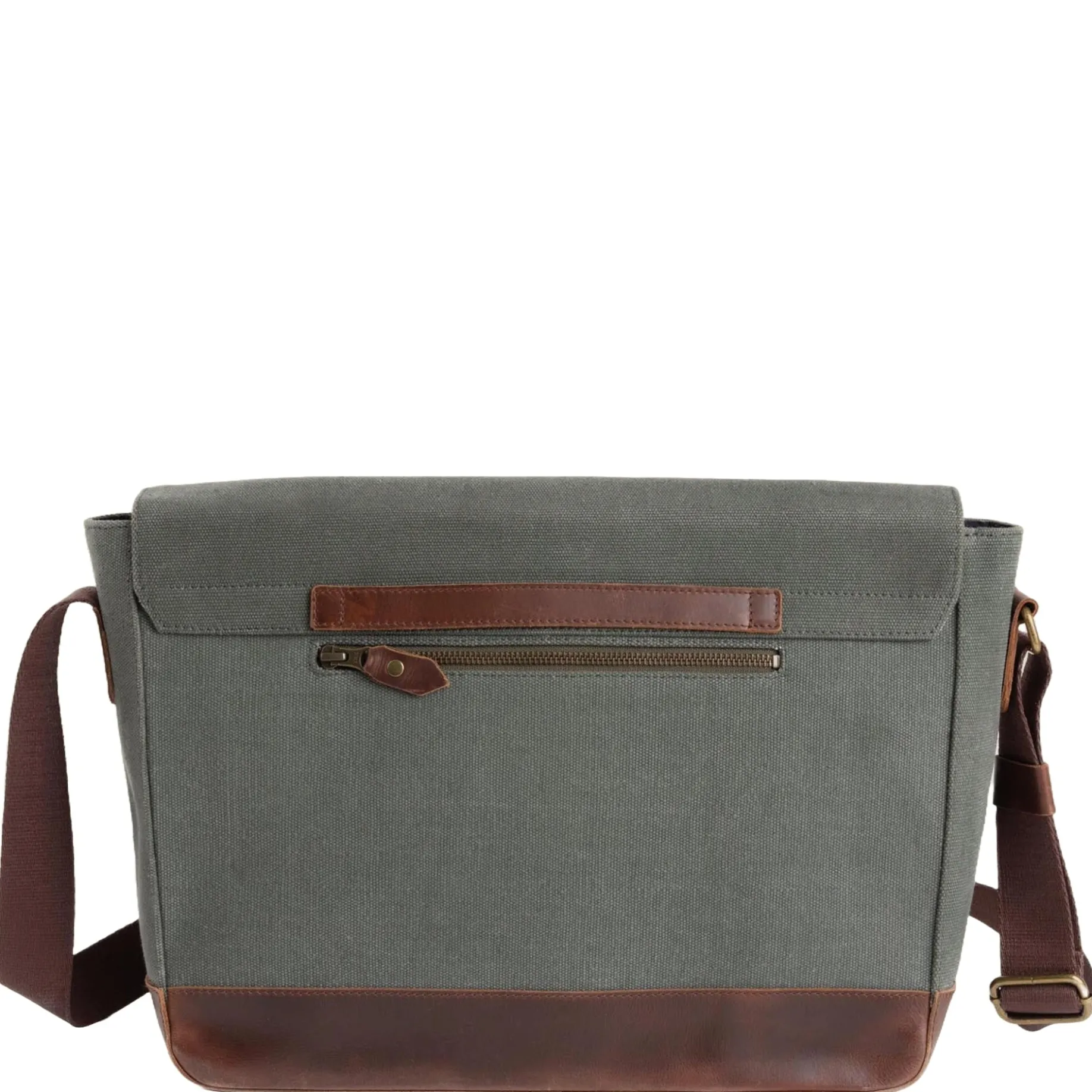 Times Canvas- Messenger Bag 15.7" 36 cm (grün)