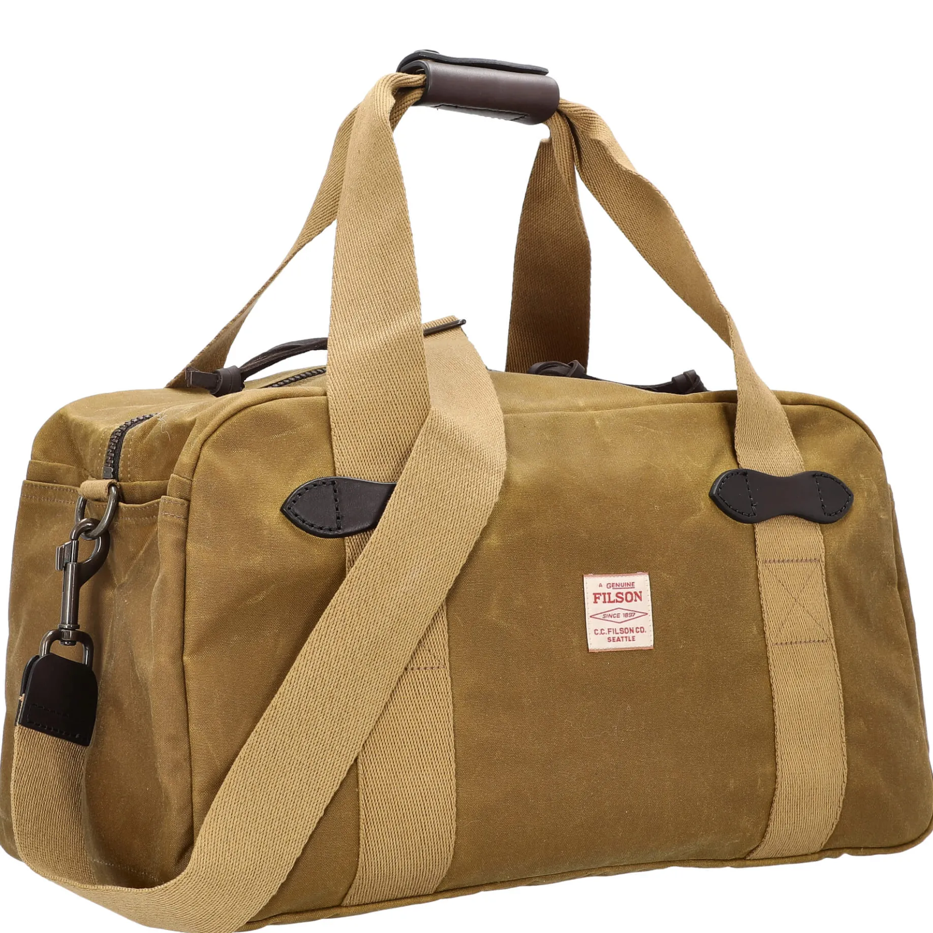 Tin Cloth- Reisetasche S 46 cm (dark tan)