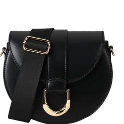 Tolita Saddle - Umhängetasche 20 cm (black/gold)