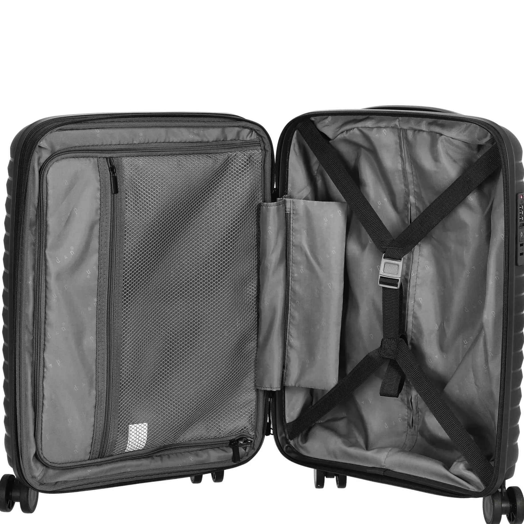 Travel Line 4500+ - 4-Rollen-Kabinentrolley S 55 cm erw. (schwarz)