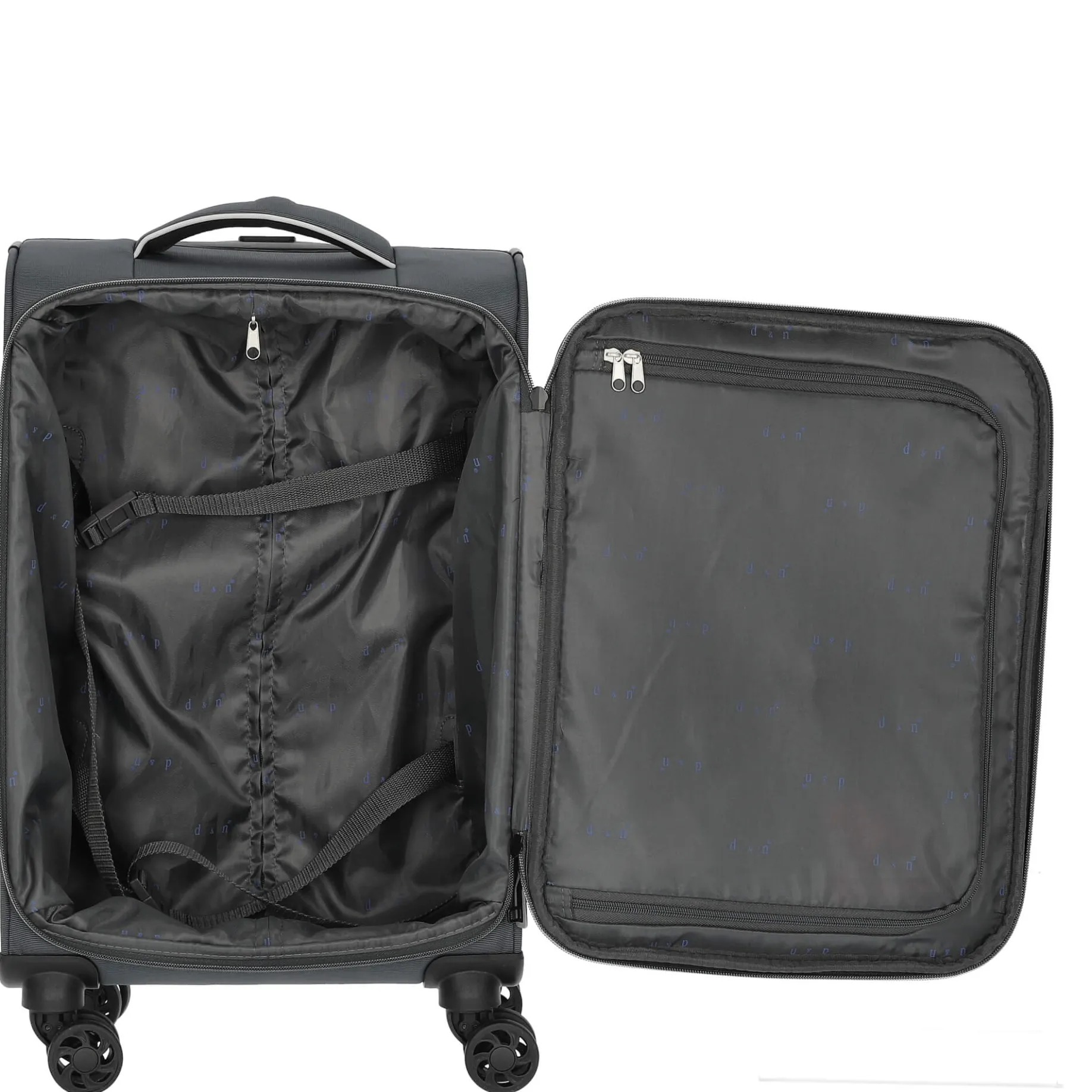 Travel Line 9204 - 4-Rollen-Kabinentrolley S 55 cm (grau)