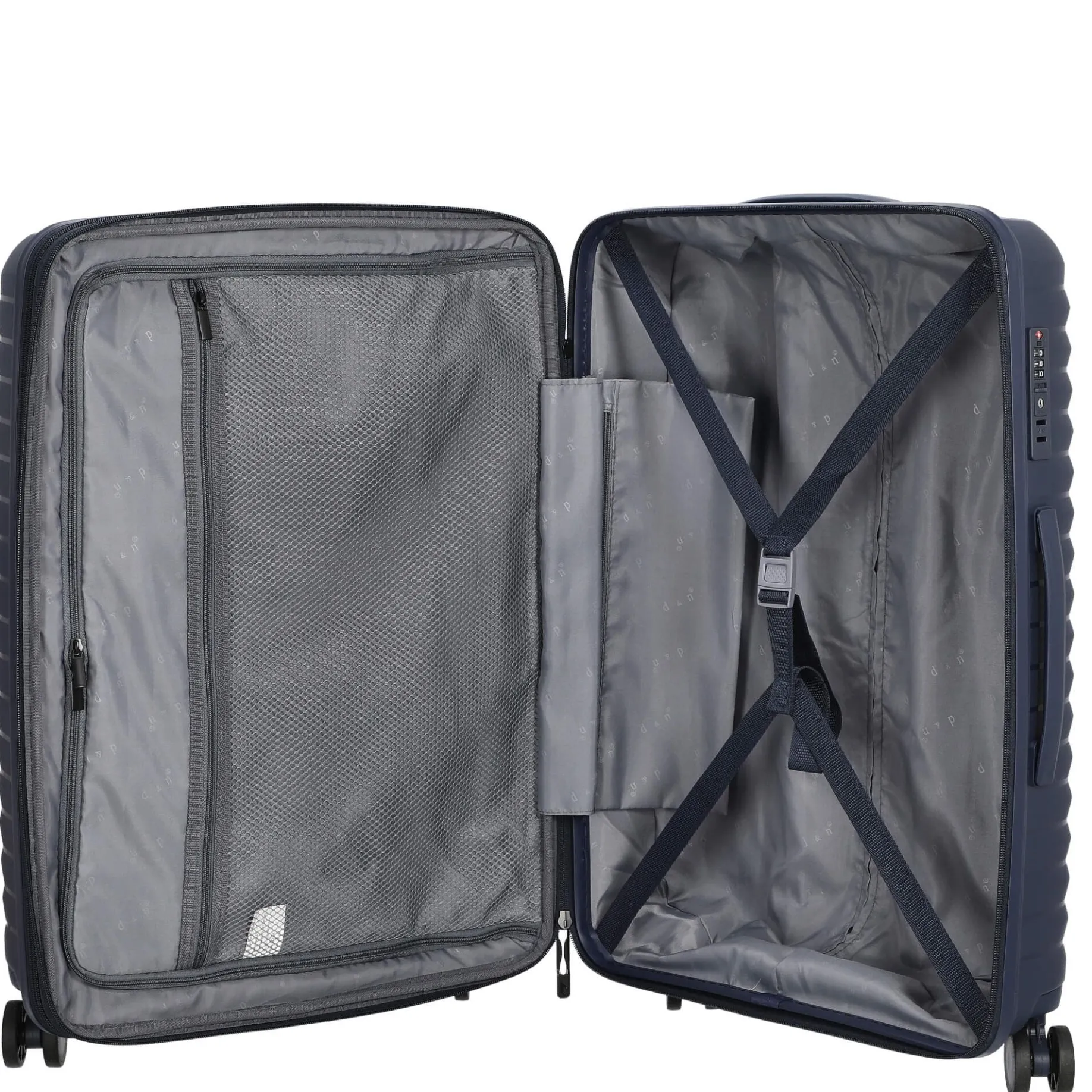 Travel Line 4500+ - 4-Rollen-Trolley M 65 cm erw. (dunkelblau)