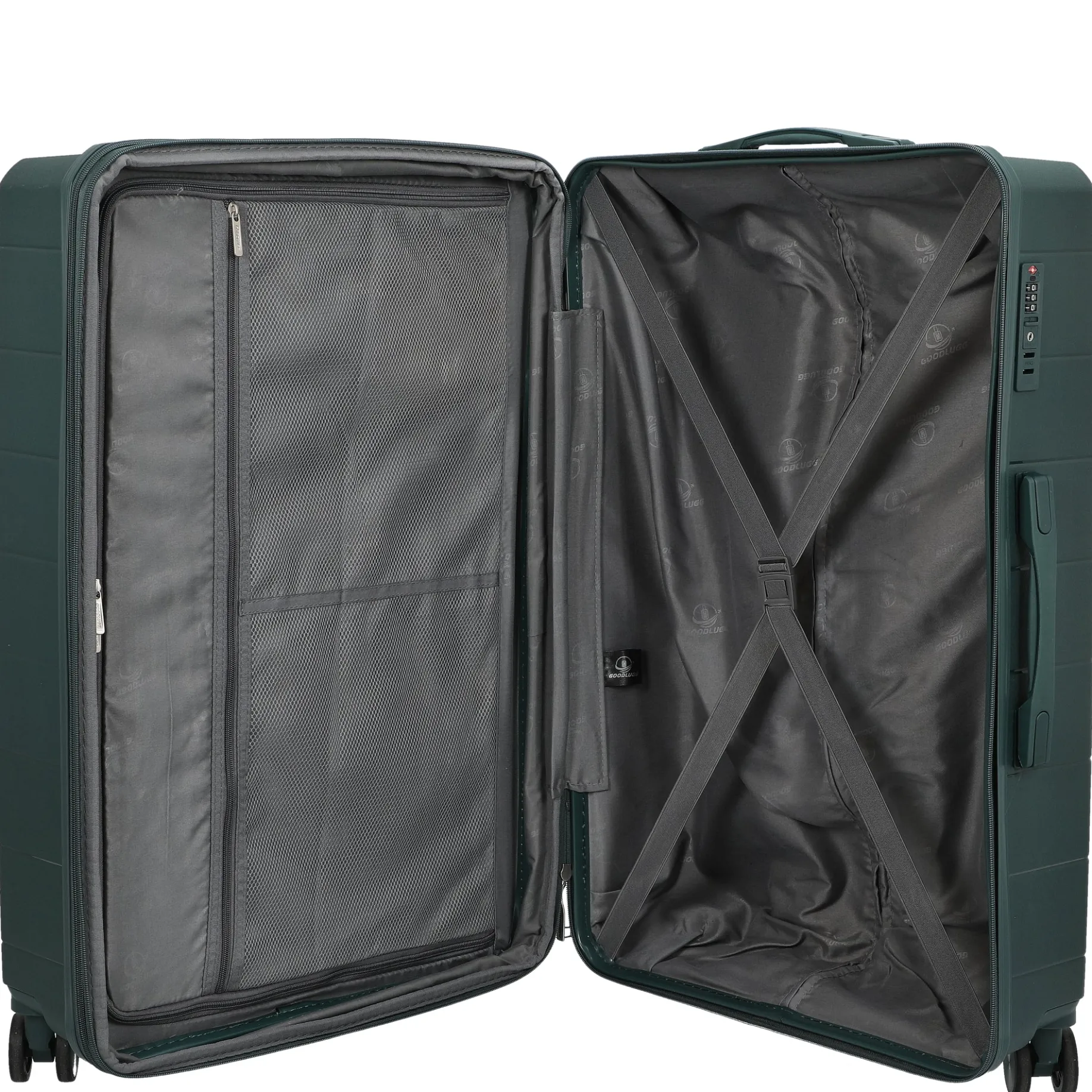 Travel Line 2900 - 4-Rollen-Trolley L 75 cm erw. (dunkelgrün)