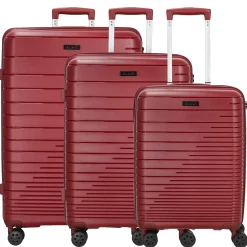 Travel Line 4600 - Trolley-Set, 3tlg. (wine red)