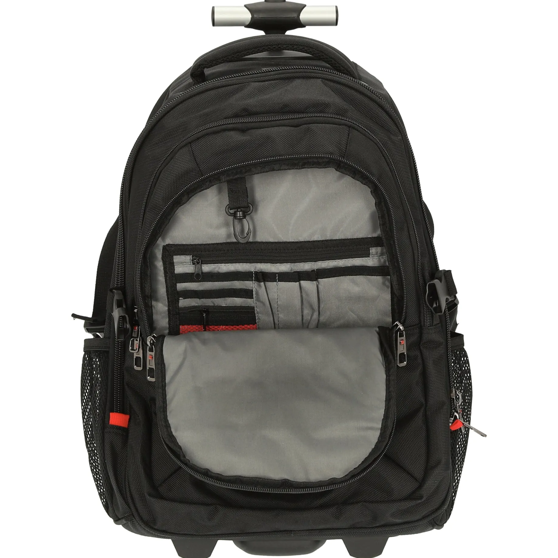 Travel N Meet - 2-Rollen-Rucksacktrolley 50 cm (schwarz)