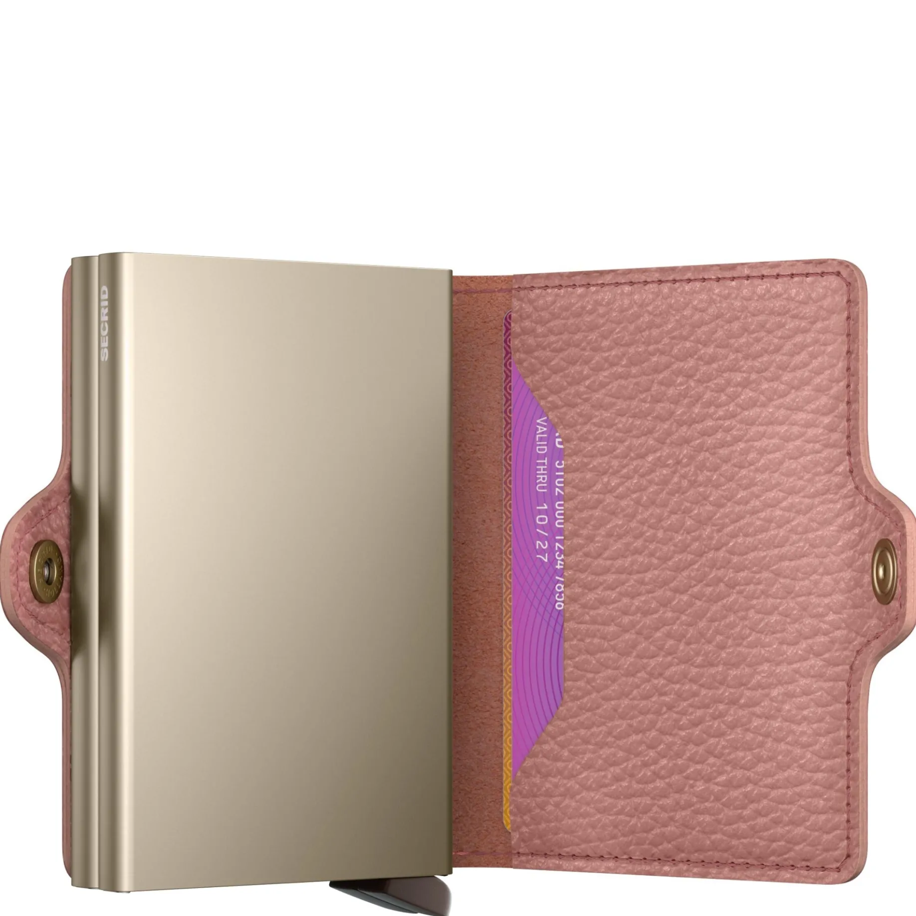 Twinwallet Pebble - Geldbörse 12cc 10.2 cm RFID (rose)
