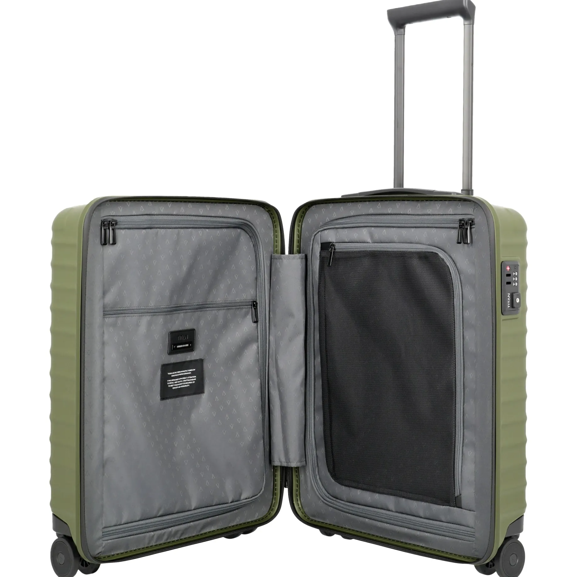 UPGRADE - 4-Rollen-Kabinentrolley S 55/23 cm (forest green)
