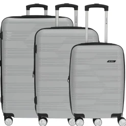 Uyiko - 4-Rollen-Trolley Set 3tlg. S/M/L erw. (plata)
