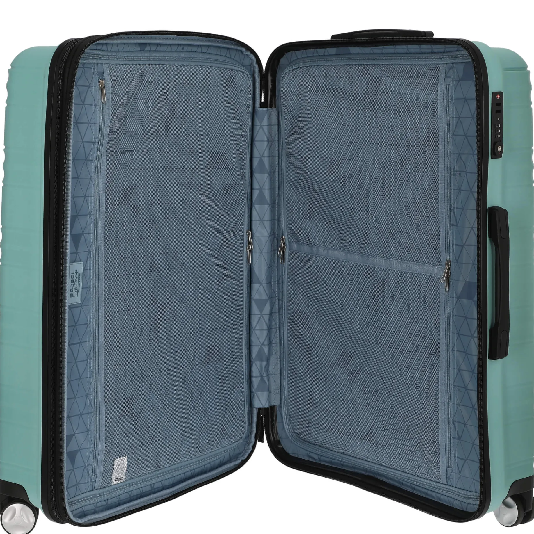 Uyiko - 4-Rollen-Trolley Set 2tlg. M/L (verde menta)