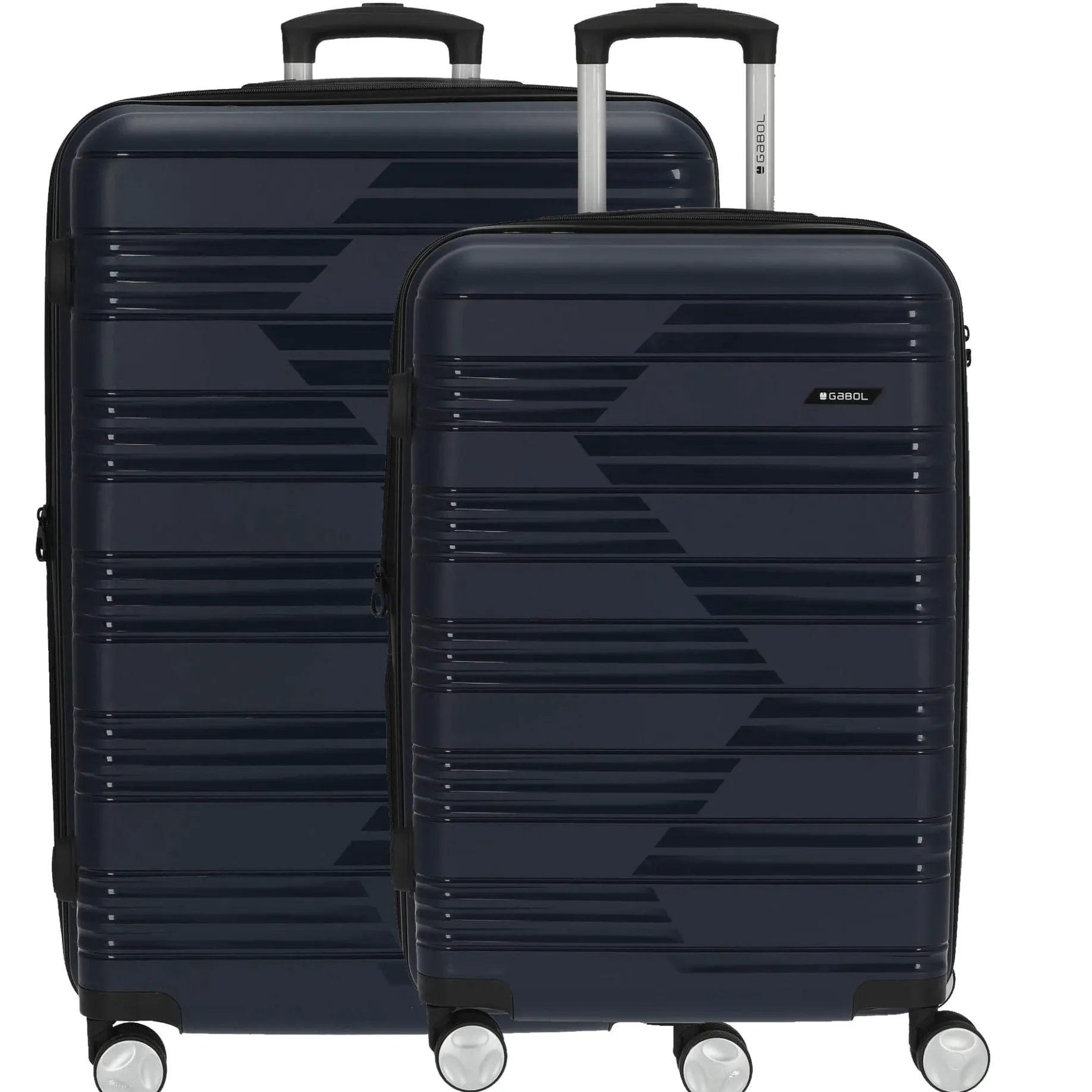 Uyiko - 4-Rollen-Trolley Set 2tlg. M/L (azul marino)