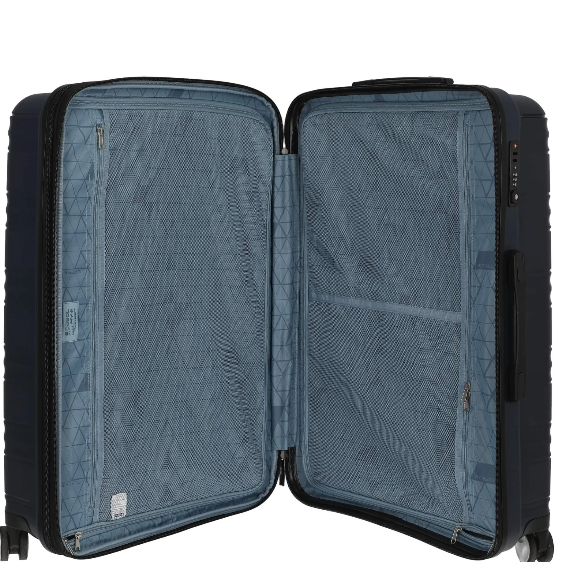 Uyiko - 4-Rollen-Trolley Set 2tlg. M/L (azul marino)