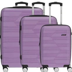 Uyiko - 4-Rollen-Trolley Set 3tlg. S/M/L erw. (lila)