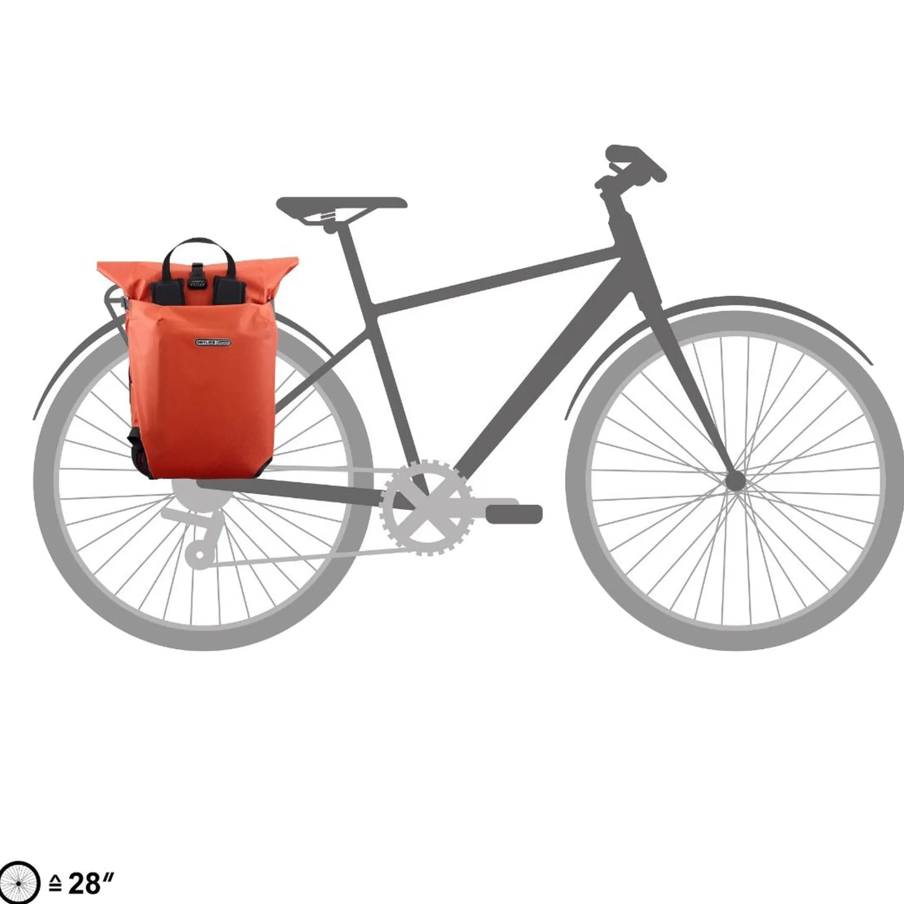Vario 20 Hinterradtasche - Rucksack 45 cm (rooibos)