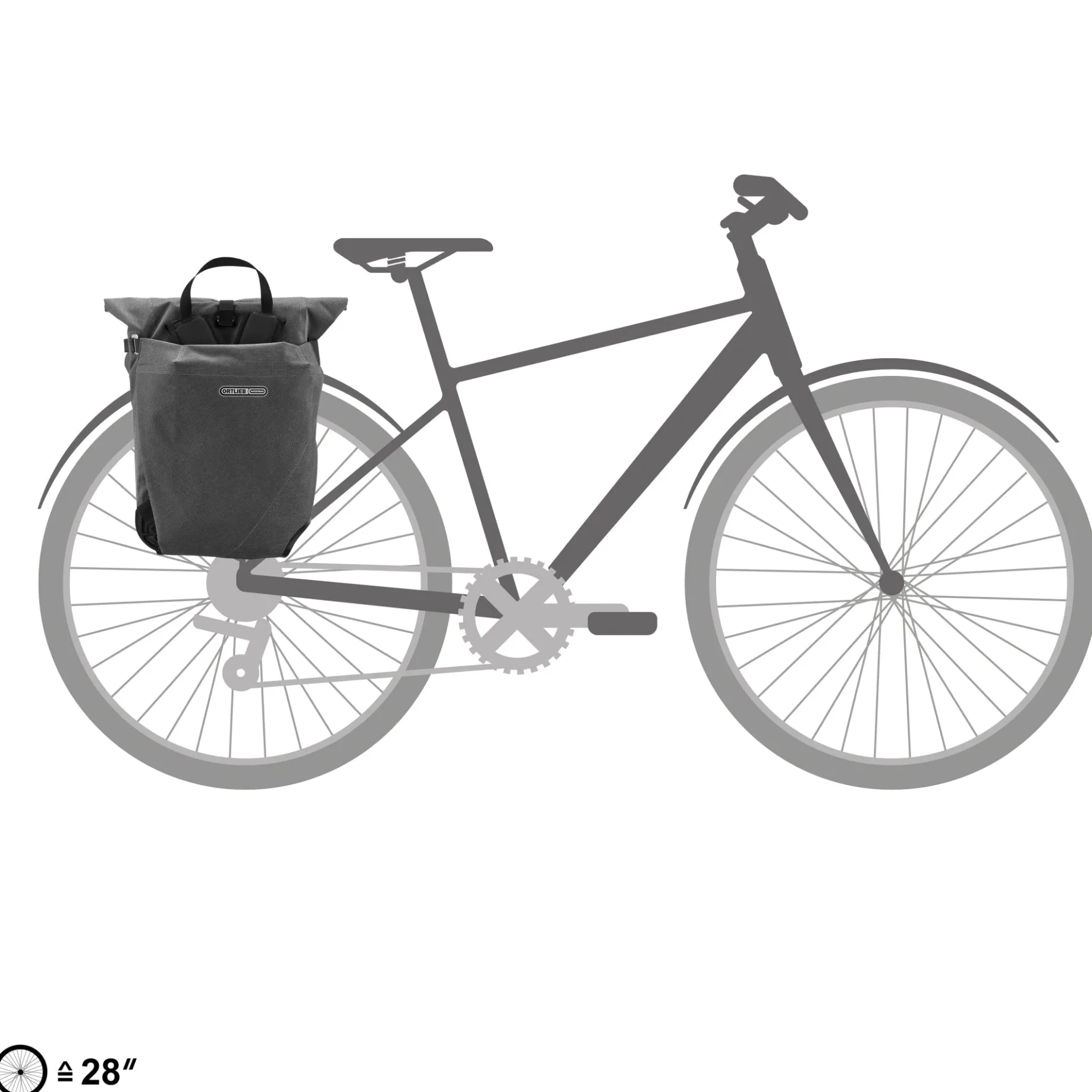 Vario Urban 20 Hinterradtasche - Rucksack 45 cm (pepper)