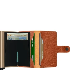 Vegetable Tanned Miniwallet - Geldbörse RFID 6.5 cm (caramello-sand)