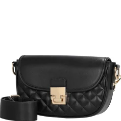 Viiala Crossbody - Umhängetasche 26 cm (black quilted)